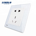 Livolo Electrical Manufacturer Prise murale de bonne conception VL-W2C1D-11